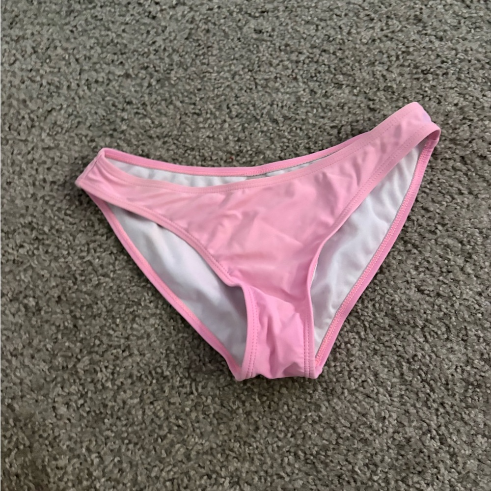 SHEIN Light Pink Bikini Bottom - Classic Hipster Cut